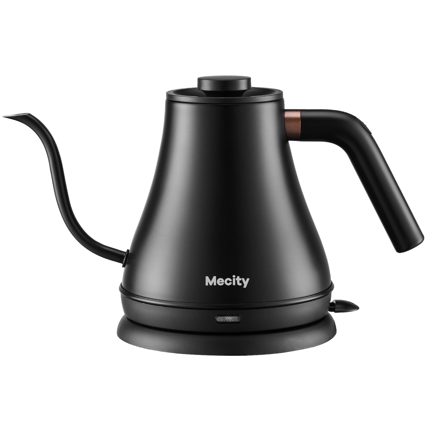 Mecity Electric Kettle Gooseneck Water Kettle Stainless Steel Tea Kettle Water Boiler Fast Heating, Auto Shut Off, 27 Ounce, 1000W, Matte Black